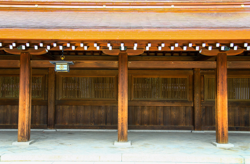 The Walkway around Meiji Jingu Shrine