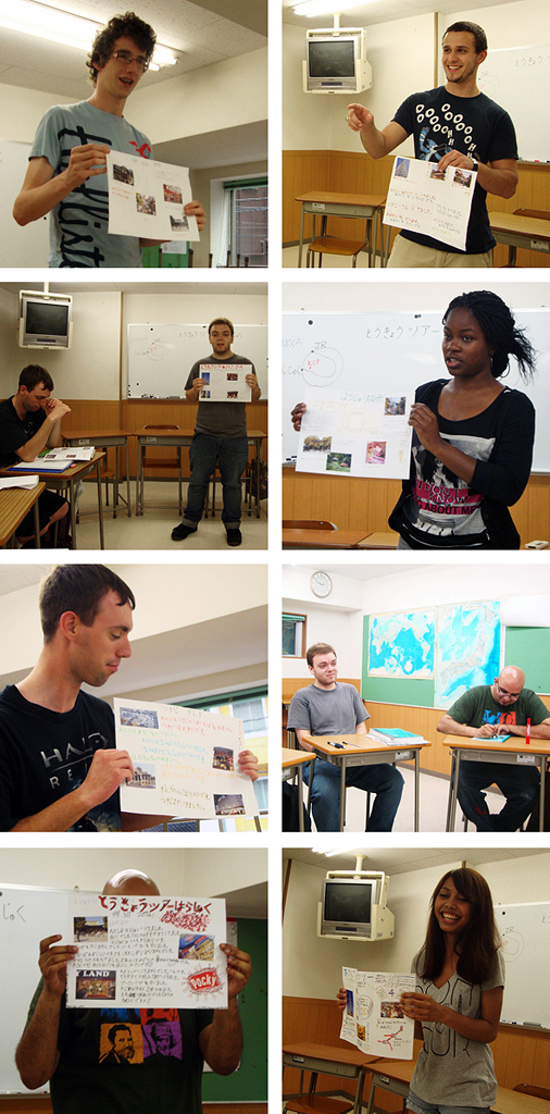 presentations KCP students sharing their work during class