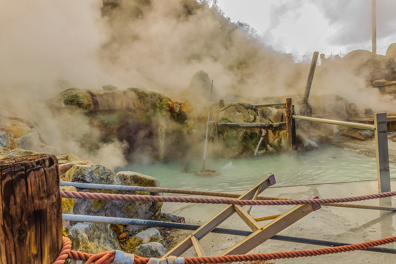 Ōwakudani valley boiling site