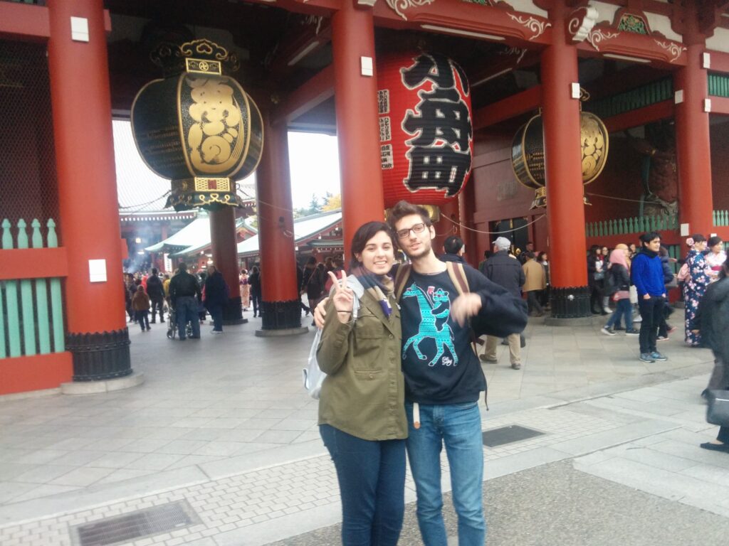 KCP students at Sensoji
